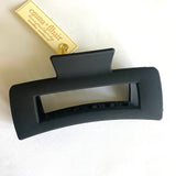 Rectangle Large Claw Clip in Black