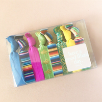 Everyday Fiesta Hair Tie Set of 8 Hair Accessories Knotted Ties Yoga Bands
