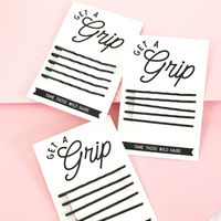 Mini Get A Grip Bobby Pin Set for Oh Shit Kits and Hangover Kits or Travel Bags Bachelorette Party Favors