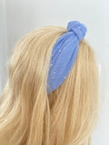 Wide Knotted Headband in Starry Night