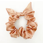 Everyday Rosè Satin Hair Scrunchie Tie with Bow